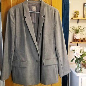 J. Jill Classic Gray Blazer